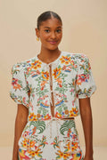 Off-White Delicate Forest Scarves Blouse