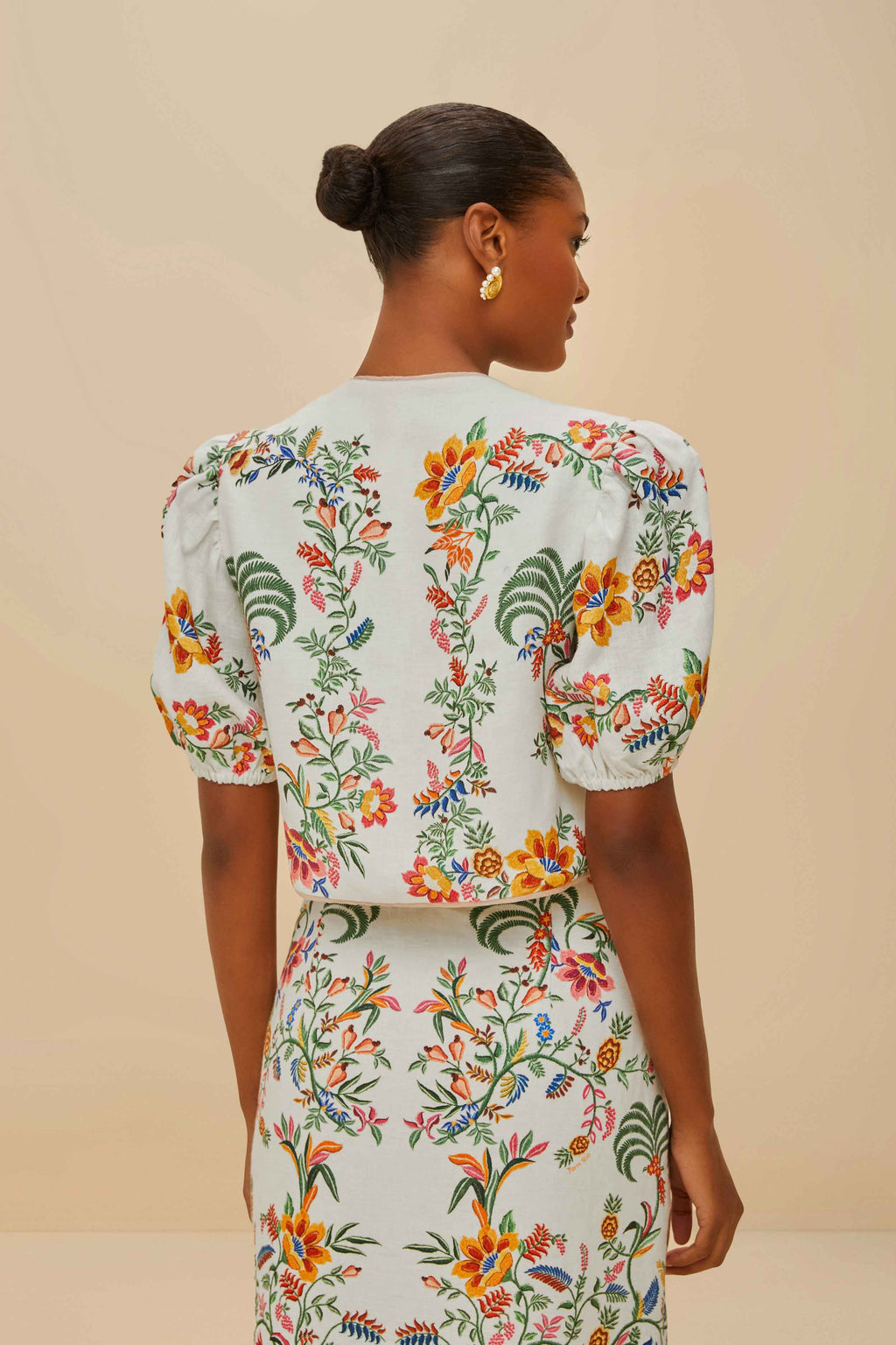 Off-White Delicate Forest Scarves Blouse