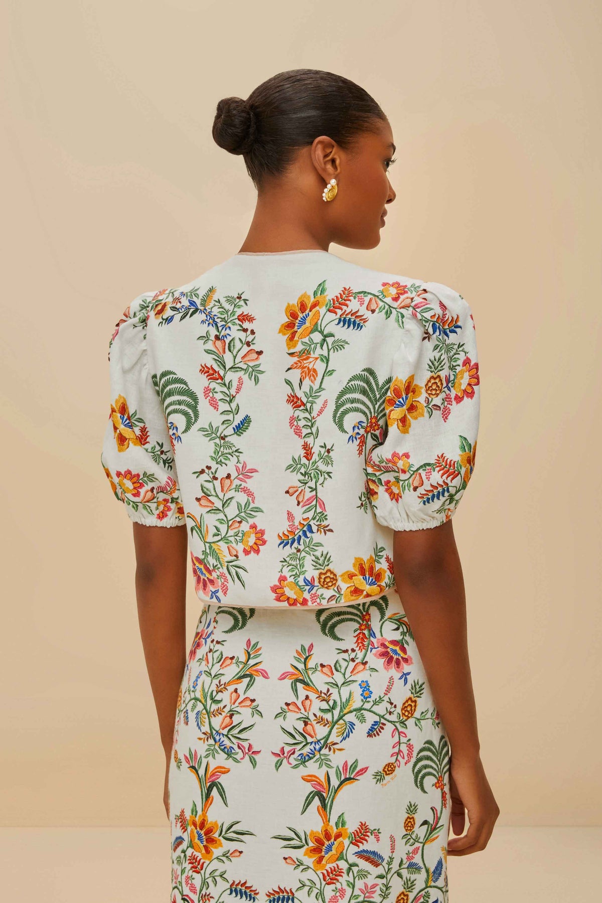 Off-White Delicate Forest Scarves Blouse