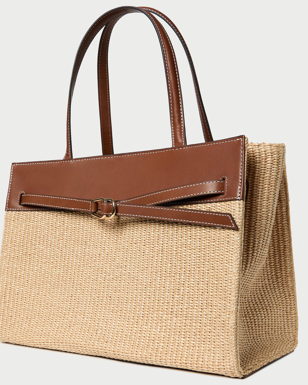 Aidan Natural Straw Work Tote