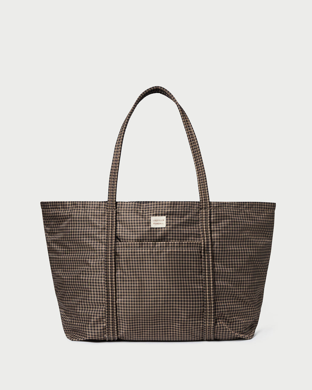 Dina Brown/Black Check Travel Tote