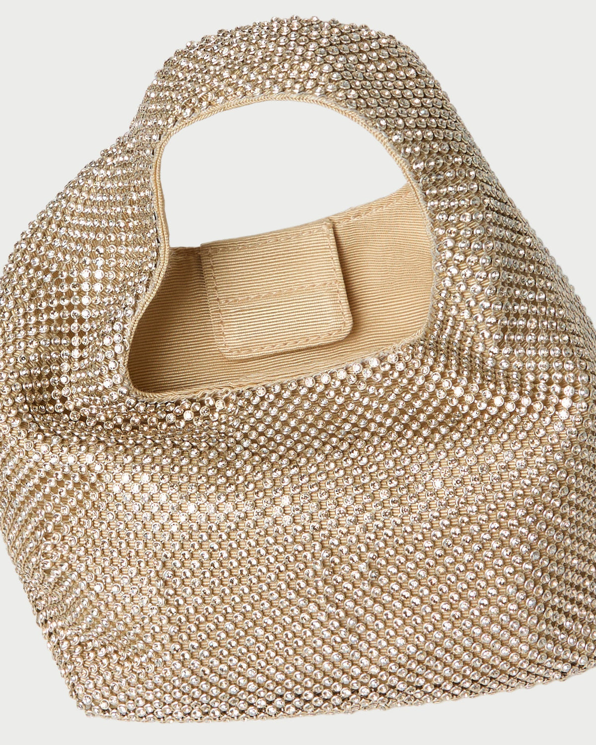 Kenzie Gold Diamanté Mini Bag