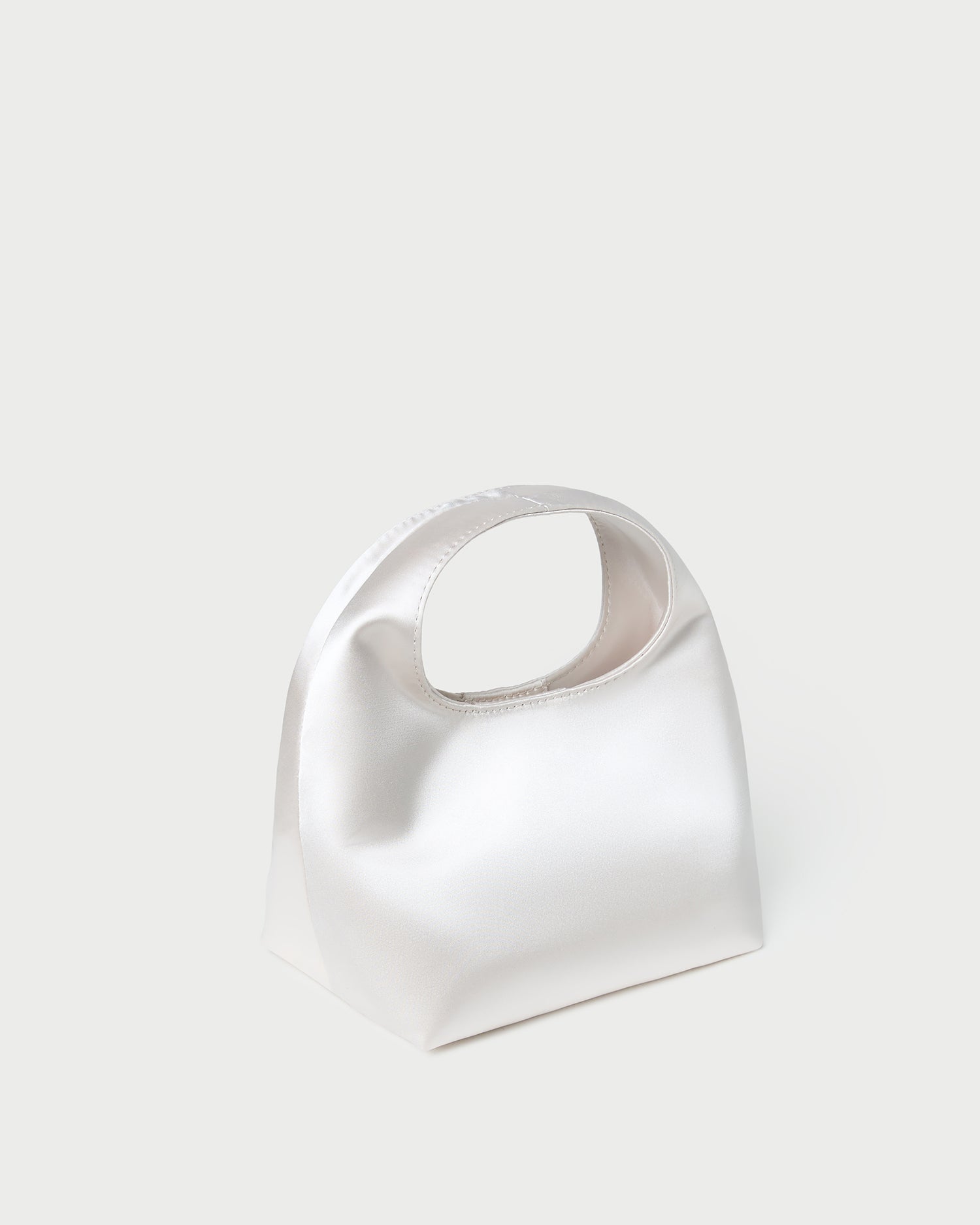 Kenzie Cream Satin Mini Bag