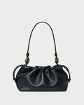 Kiri Black Leather Shoulder Bag