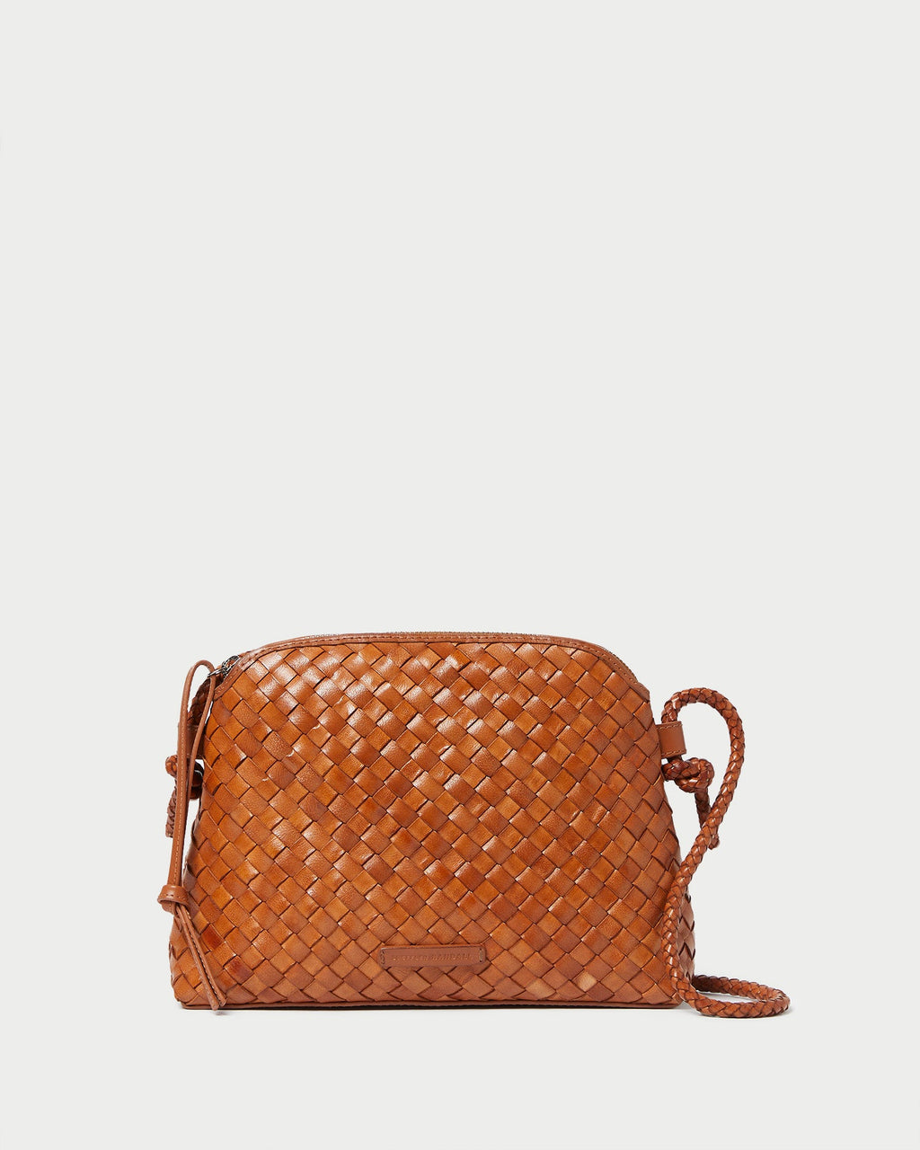 Mallory Timber Woven Leather Crossbody