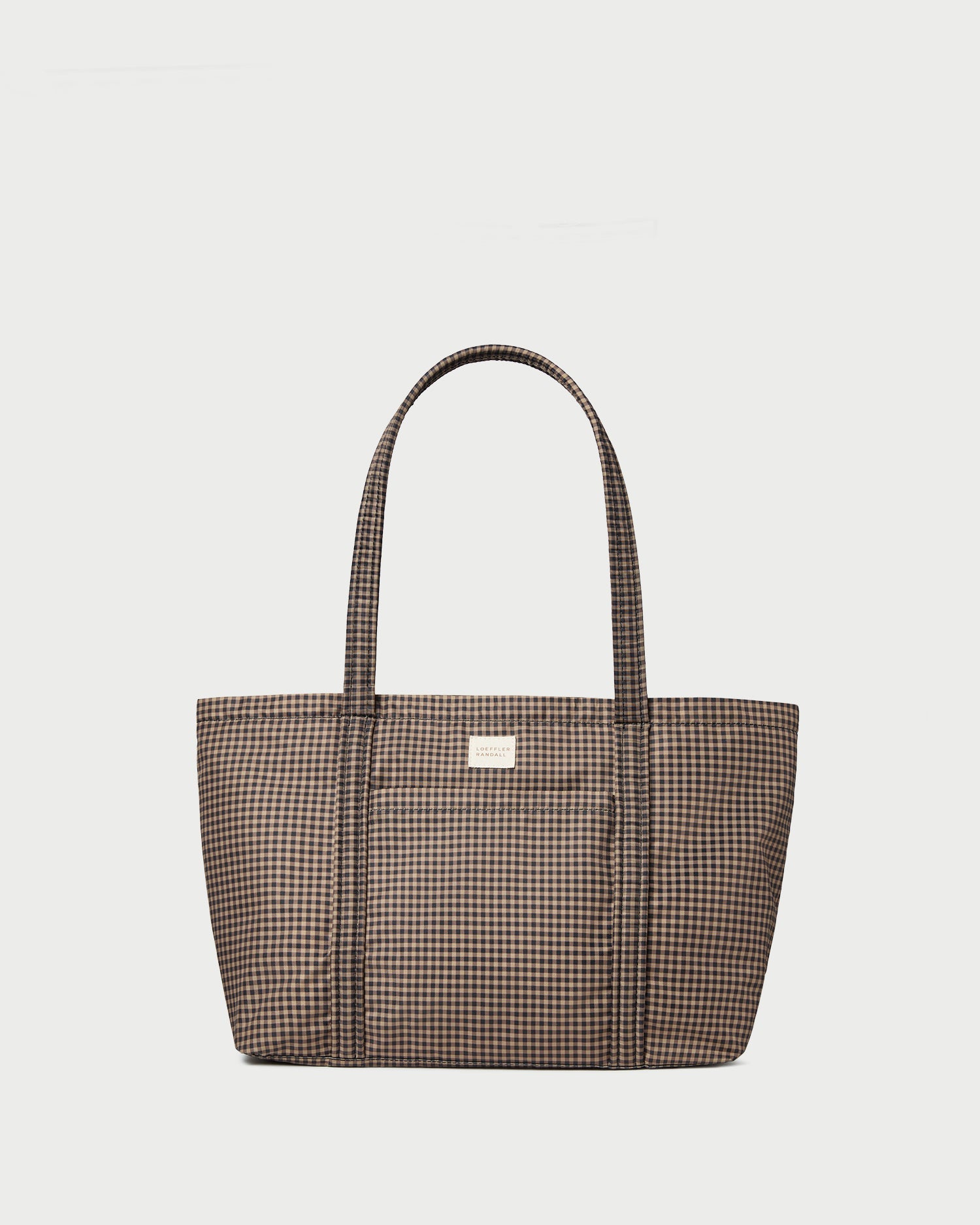 Mira Brown/Black Check Everyday Tote