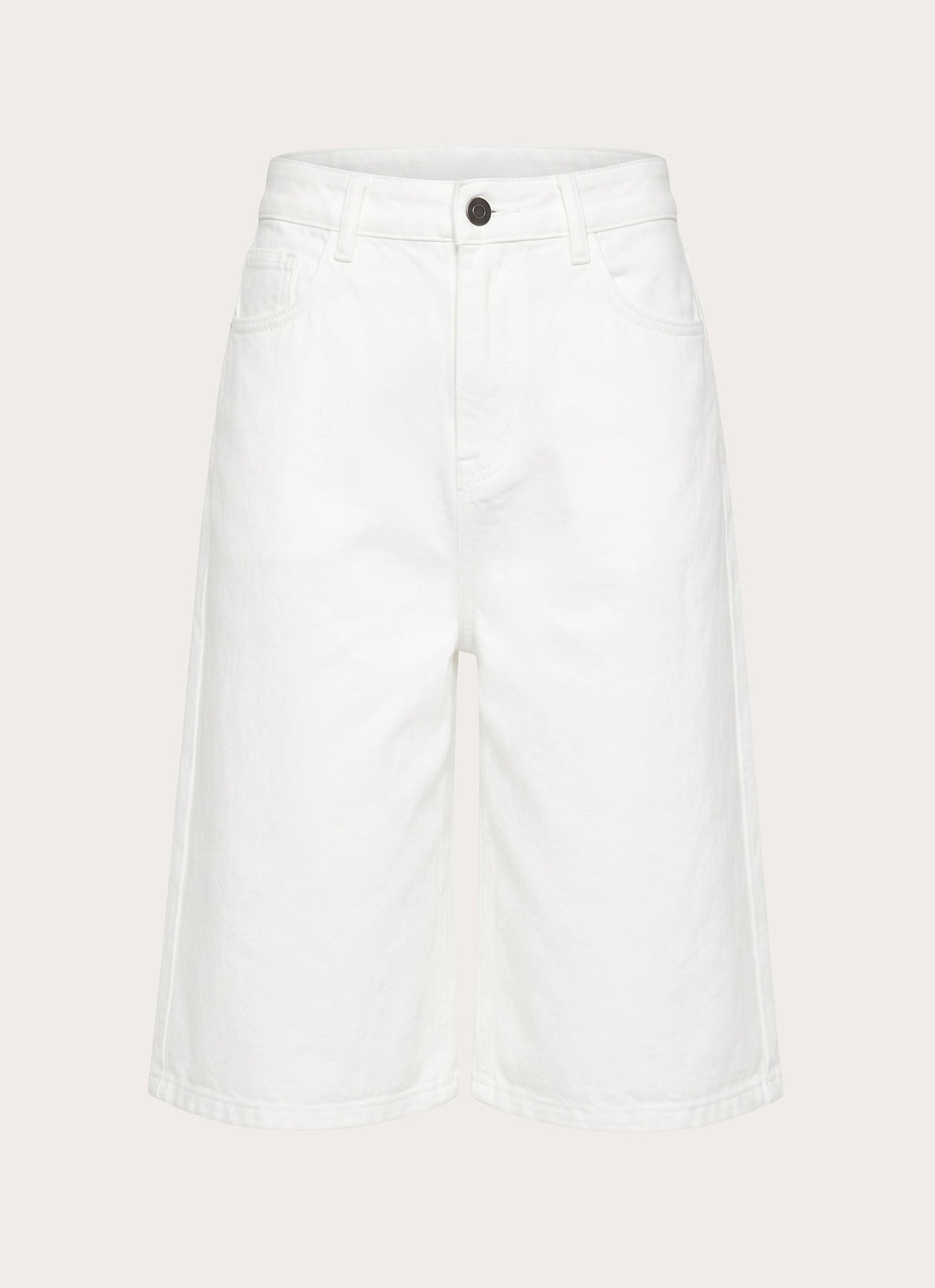 Orleans Denim Jorts - White