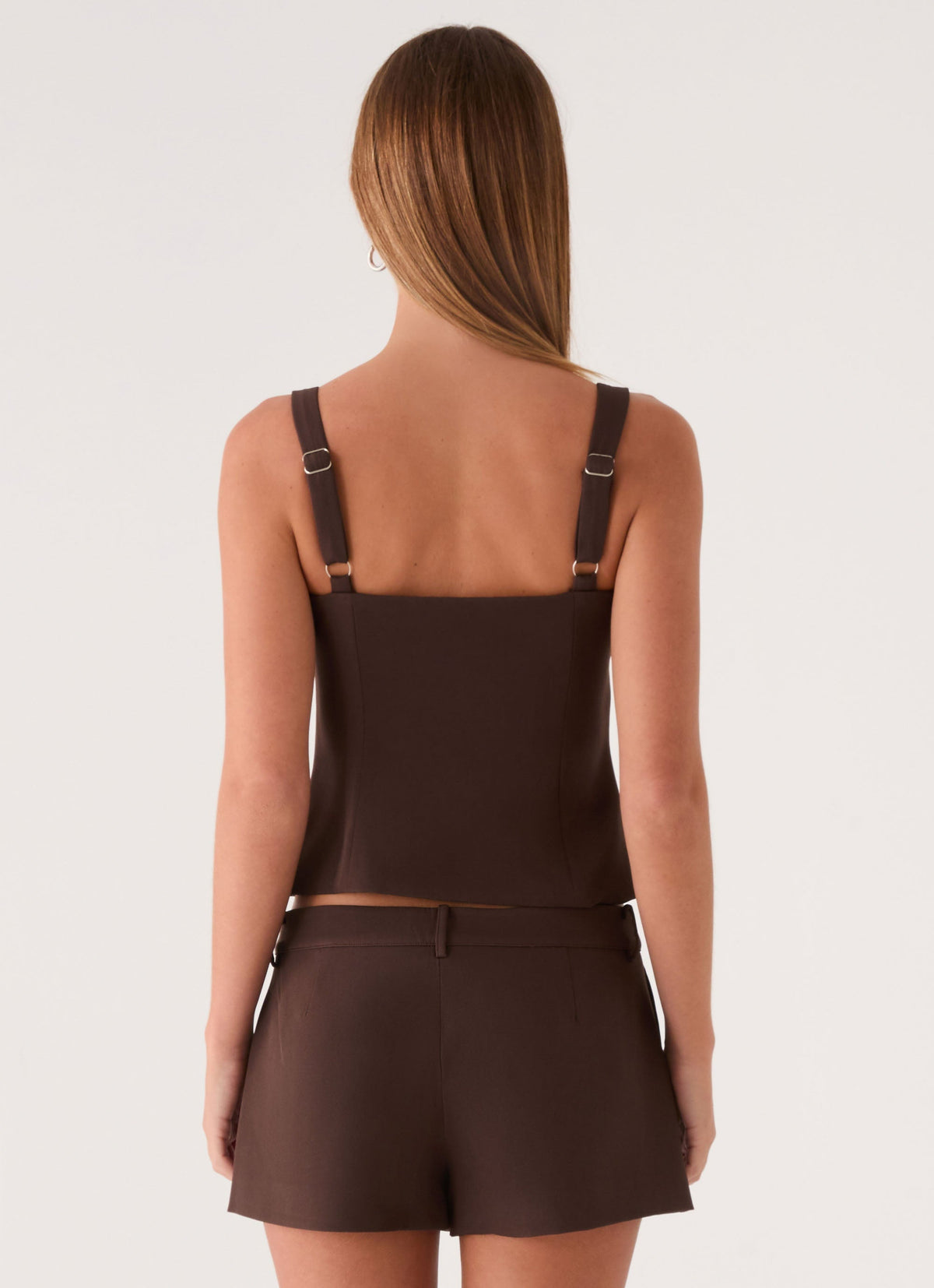 Oslo Mini Shorts - Chocolate