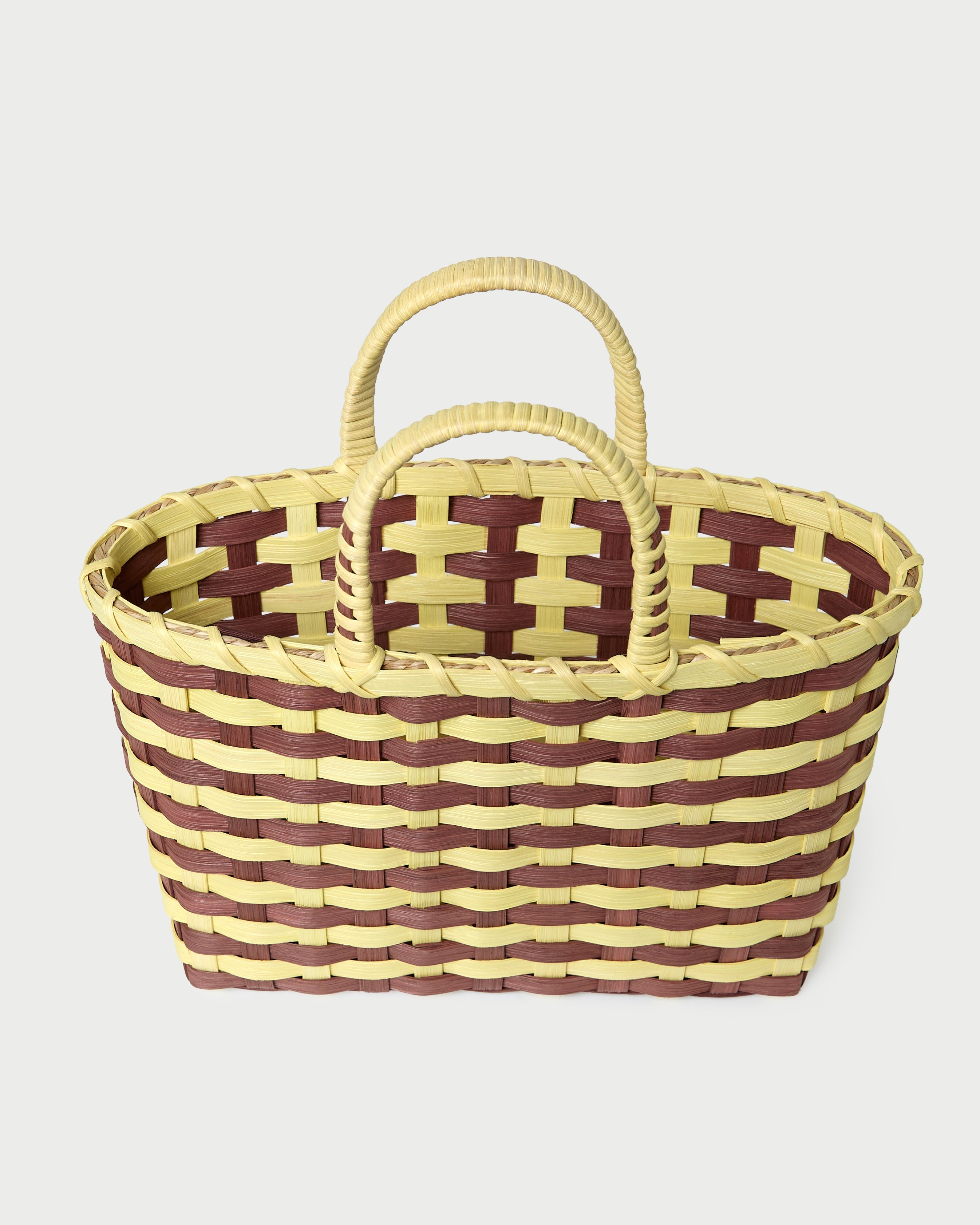 LR X Underwater Weaving Basket Tote
