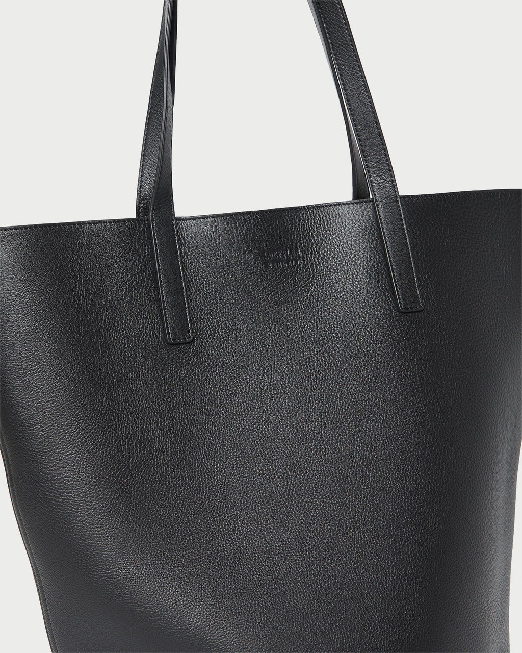 Walker Black Pebbled Leather Tote
