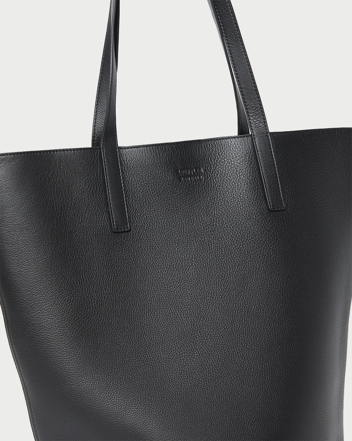 Walker Black Pebbled Leather Tote
