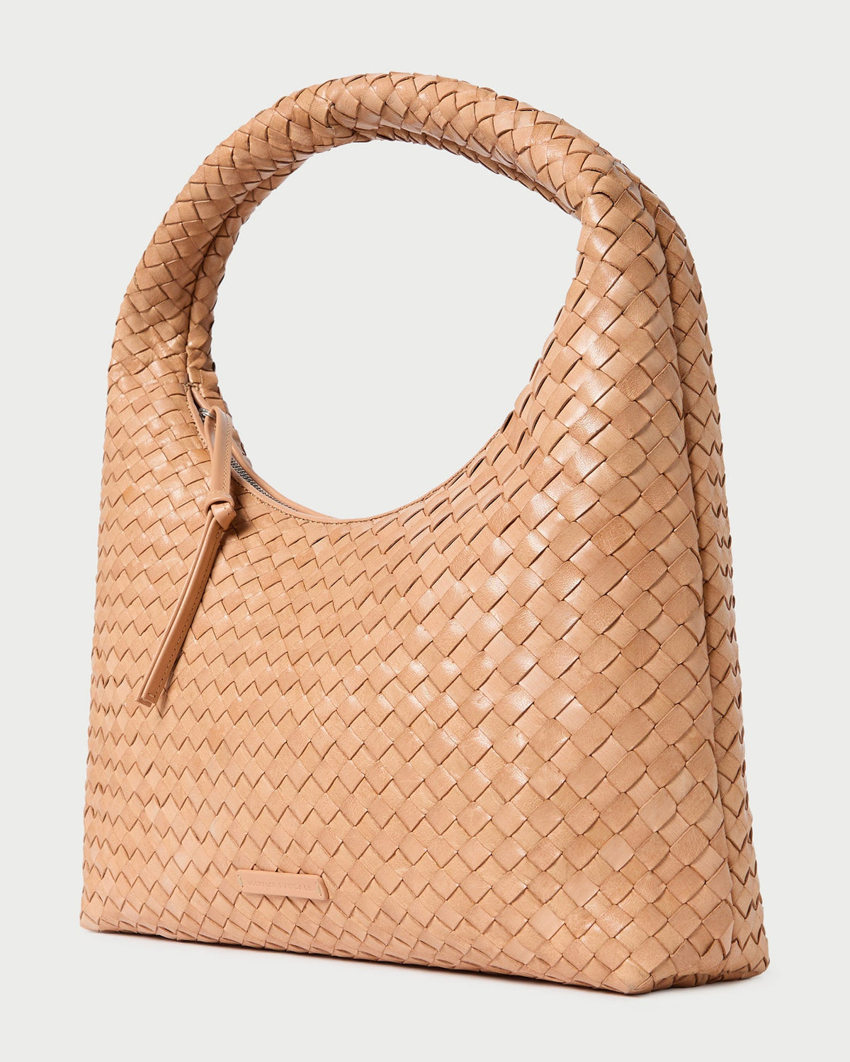 Willow Desert Sand Woven Hobo Bag