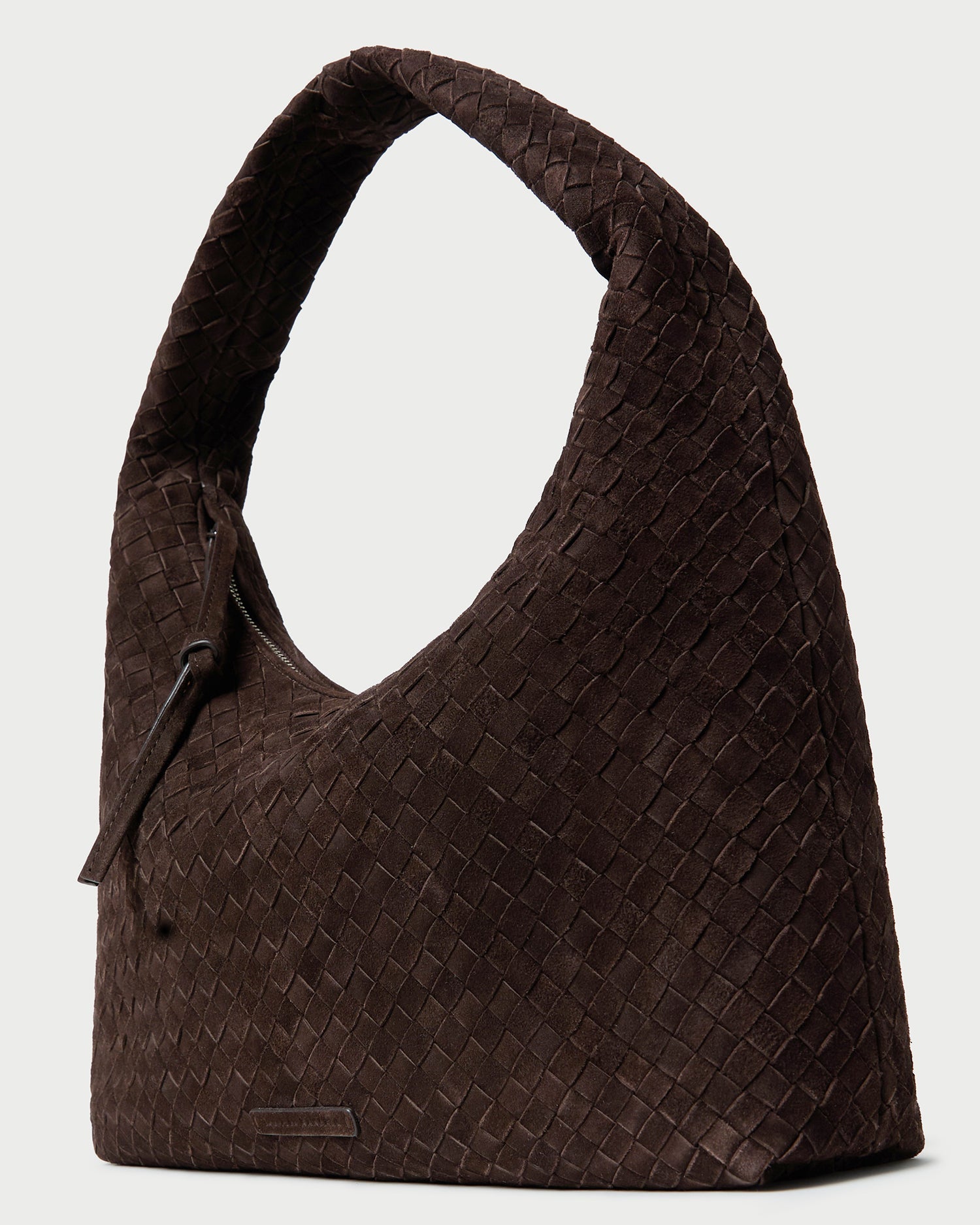Willow Brown Suede Hobo Bag