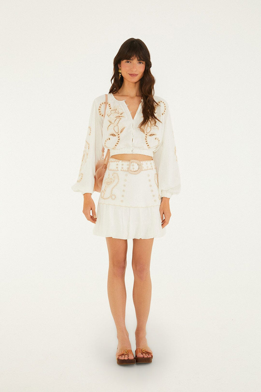 Off-White Richelieu Long Sleeve Blouse