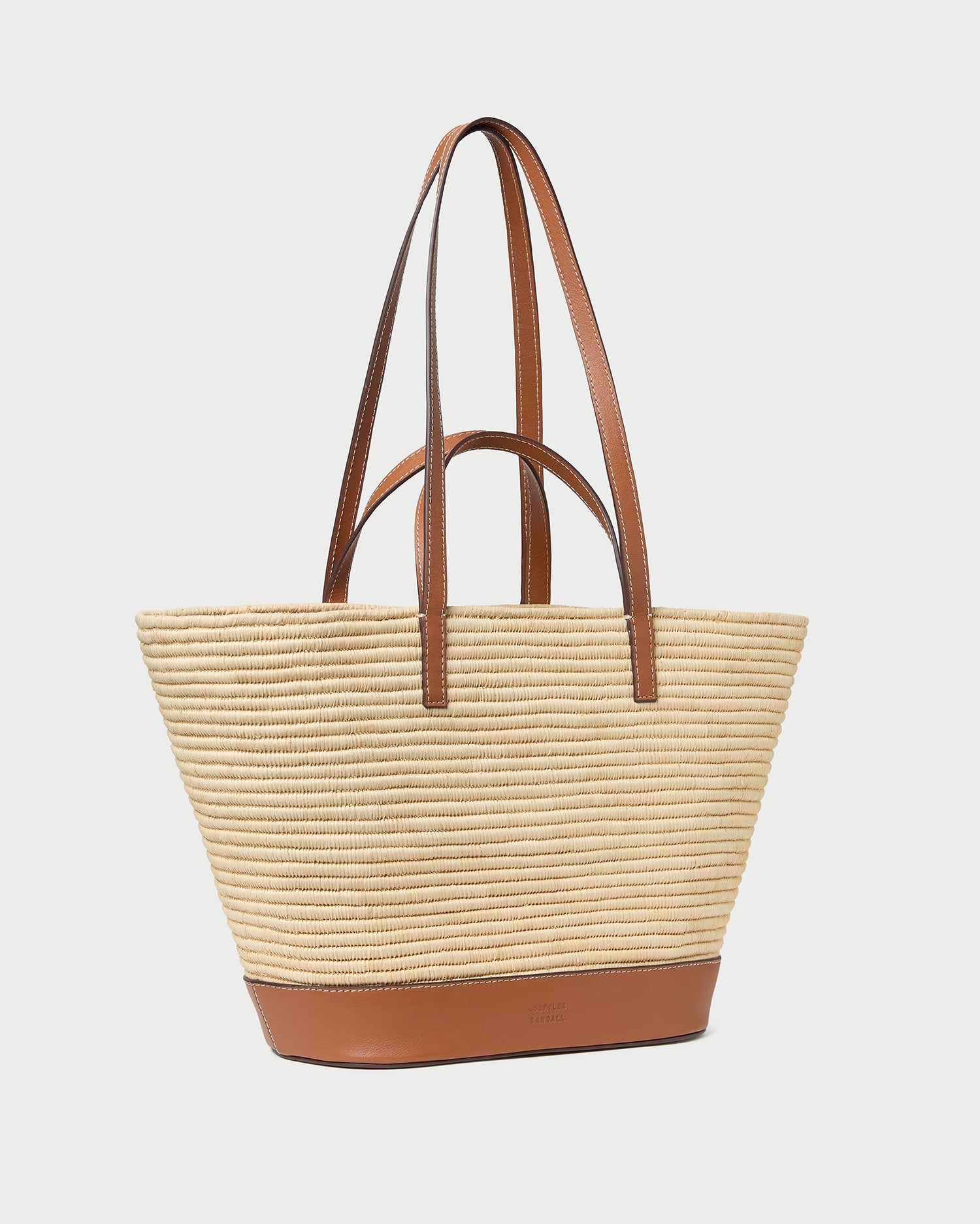 Granger Natural/Cognac Straw Tote