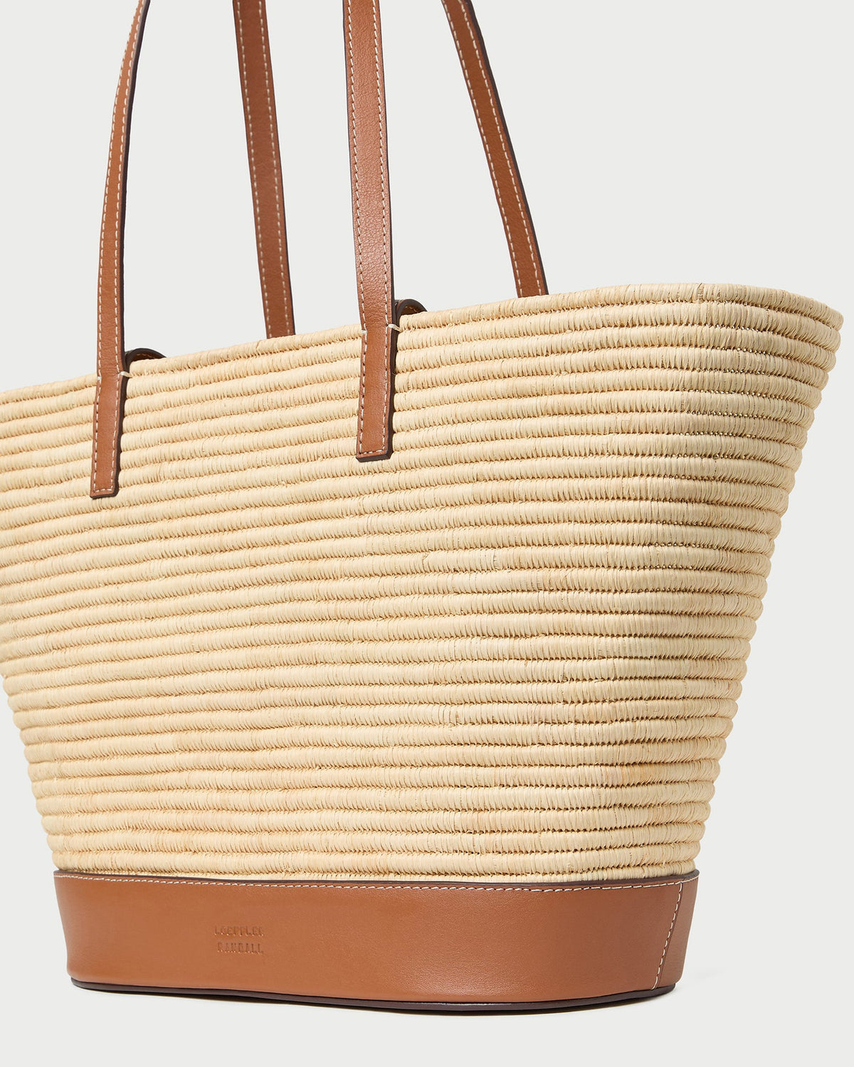 Granger Natural/Cognac Straw Tote